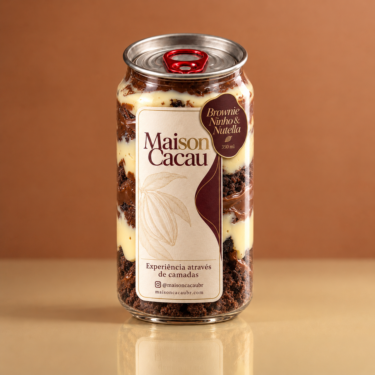 Brownie Ninho com Nutella 350ml